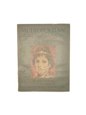 Vintage 1958 Metropolitan Seminars in Art Book: Portfolio 8 Fresco Prints